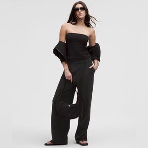 Lululemon daydrift high rise wide leg pant - black